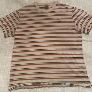 Rare OVO Nautical Stripe T-Shirt Mens Large Multi Colour